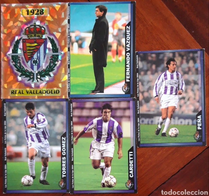 Football Stickers: LOTE CROMO S REAL VALLADOLID