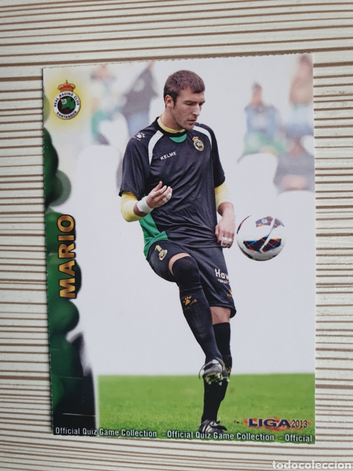 Figurine di Calcio: 1325 MARIO(RACING SANTANDER)-MUNDICROMO 2012 2013 PLATINUM 12 13