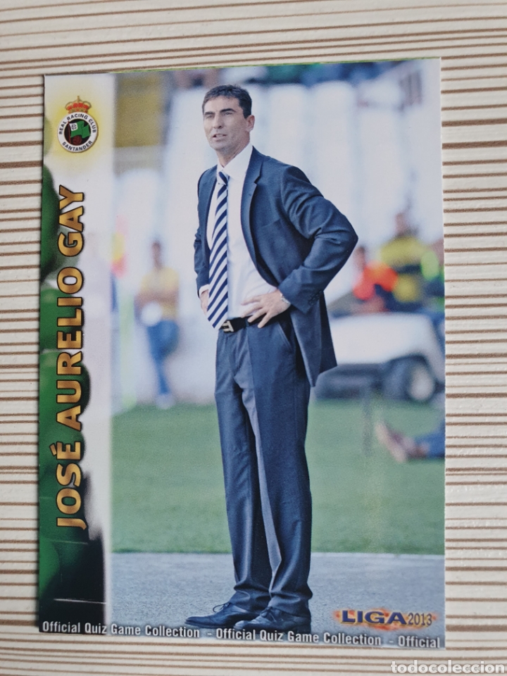 Figurine di Calcio: 1320 JOSE AURELIO GAY(RACING SANTANDER)-MUNDICROMO 2012 2013 PLATINUM 12 13