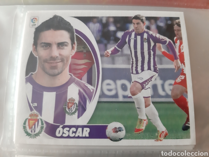 Cromos de f&uacute;tbol: EDICIONES ESTE 2012 2013 REAL VALLADOLID OSCAR - Foto 1