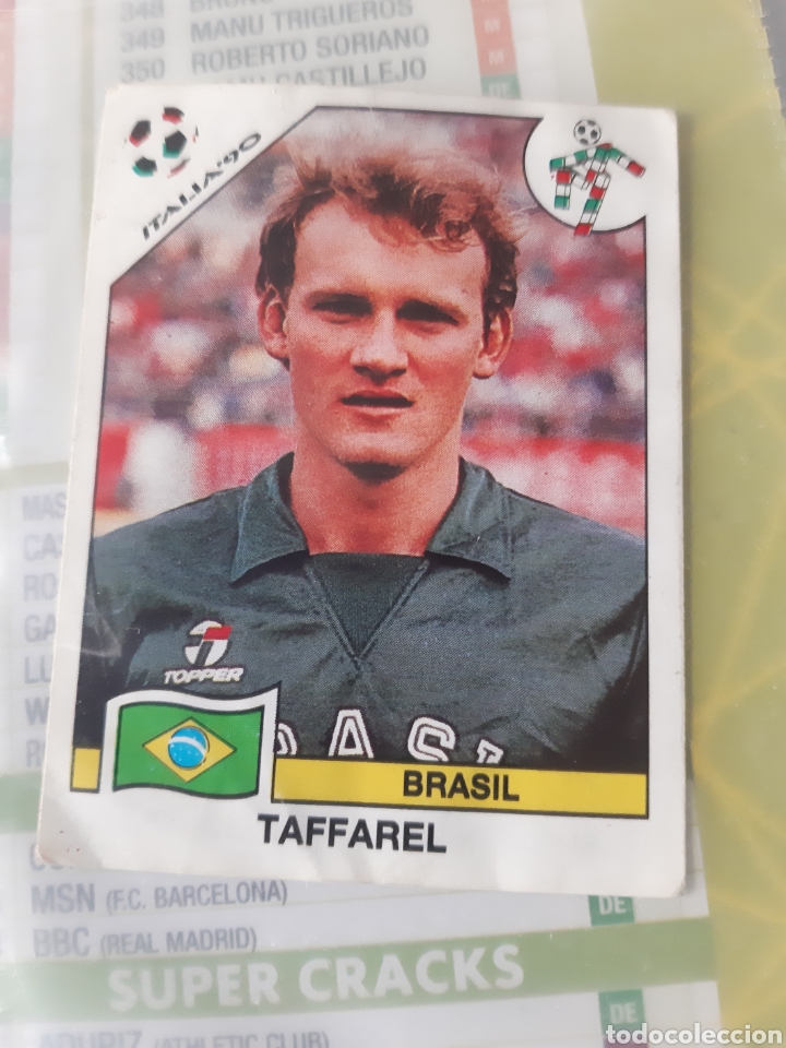 Cromos de Futebol: &nbsp;ITALIA 90 CROMO N&ordm; 192 TAFFAREL BRASIL PANINI