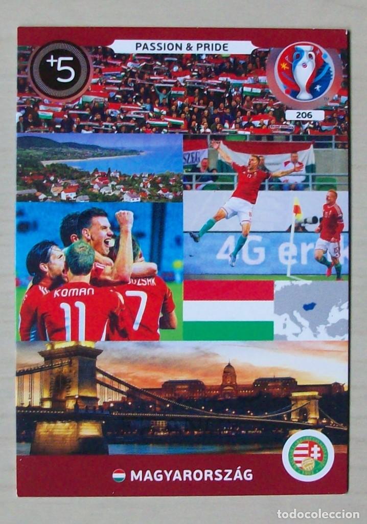 Cromos de f&uacute;tbol: 206 PASSION PRIDE HUNGRIA ADRENALYN XL EUROCOPA FRANCIA 2016