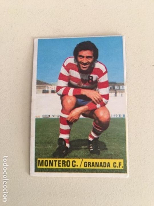 Cromos de f&uacute;tbol: Este 74-75 Montero impecable nunca pegado - Foto 1