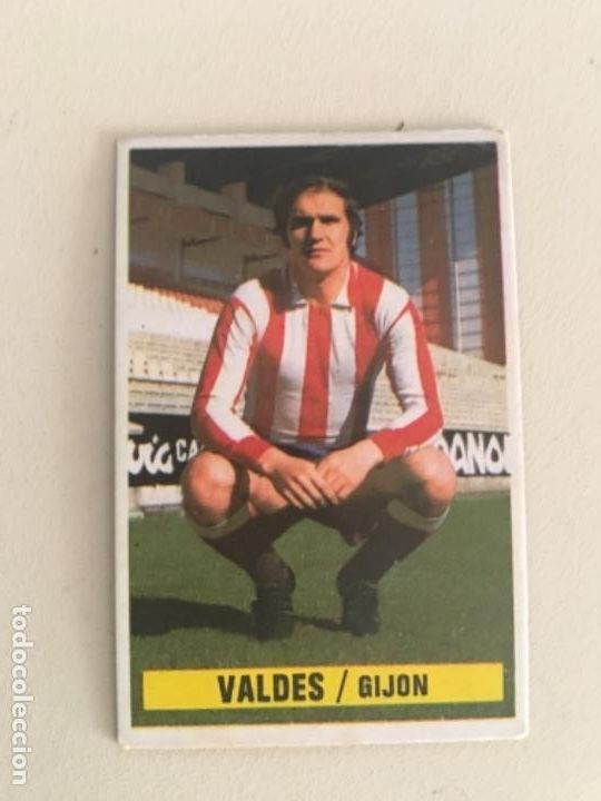 Cromos de f&uacute;tbol: Este 74-75 Vald&eacute;s impecable nunca pegado - Foto 1