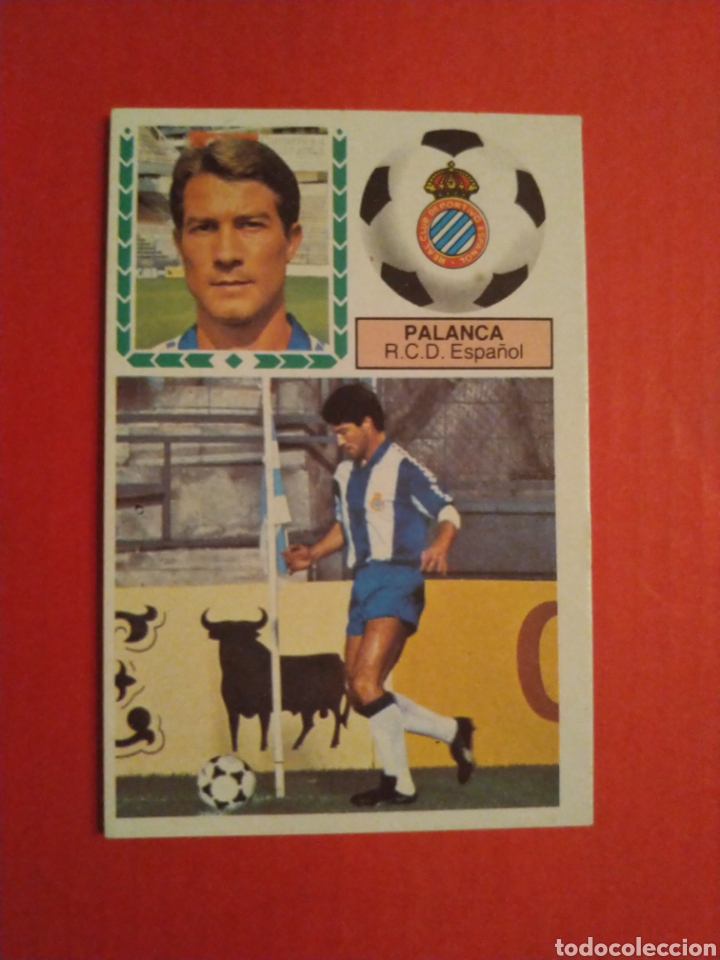 Cromos de Futebol: Cromo coloca Palanca liga Este 83 84 1983 1984