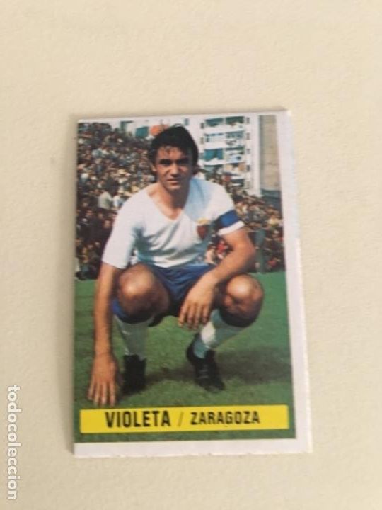Cromos de f&uacute;tbol: Este 74-75 Violeta impecable nunca pegado - Foto 1