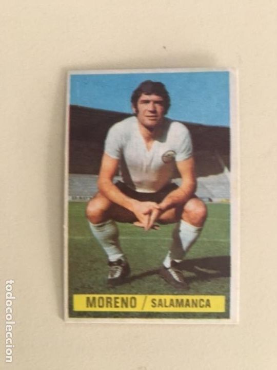 Cromos de f&uacute;tbol: Este 74-75 Moreno impecable nunca pegado - Foto 1