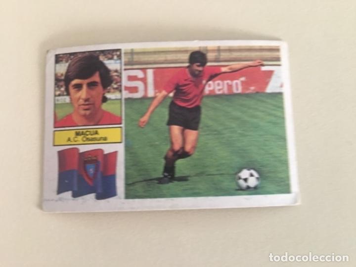 Cromos de f&uacute;tbol: Este 82-83 Macua nunca pegado - Foto 1