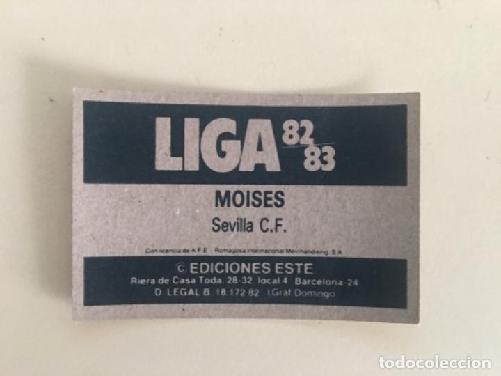 Cromos de f&uacute;tbol: Este 82-83 Mois&eacute;s nunca pegado - Foto 2