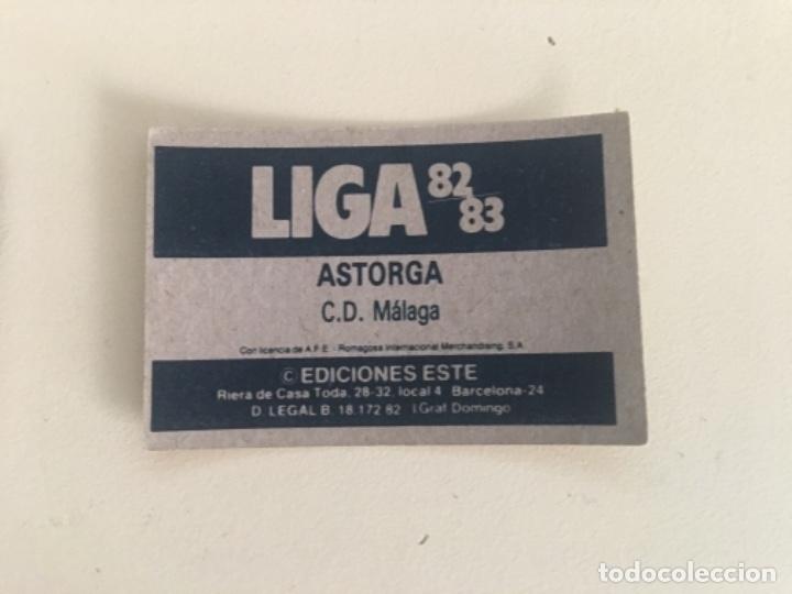 Cromos de f&uacute;tbol: Este 82-83 Astorga nunca pegado - Foto 2