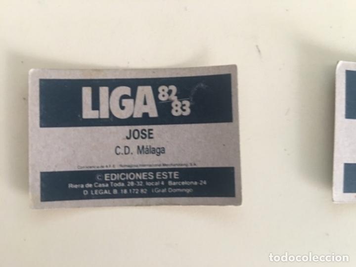 Cromos de f&uacute;tbol: Este 82-83 Jos&eacute; nunca pegado - Foto 2