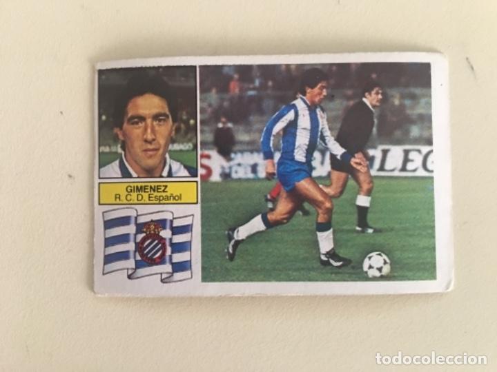 Cromos de f&uacute;tbol: Este 82-83 Gimenez nunca pegado - Foto 1