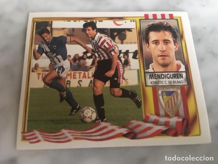 Cromos de f&uacute;tbol: Este 95-96 Mendiguren nunca pegado - Foto 1