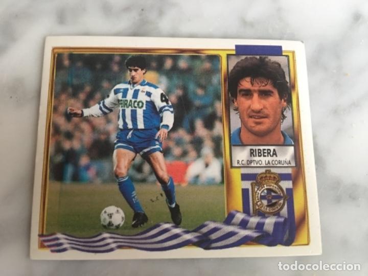 Cromos de f&uacute;tbol: Este 95-96 Ribera nunca pegado - Foto 1