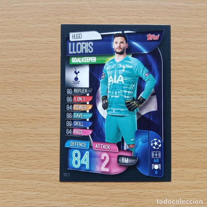 Tot 2 Hugo Lloris Tottenham Hotspur Topps Match - Comprar Cromos De ...