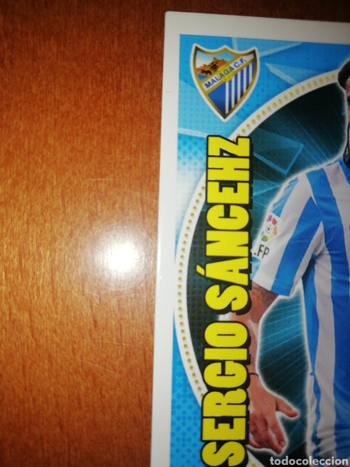 Cromos de f&uacute;tbol: Sergio S&aacute;nchez ERROR (sancehz) M&aacute;laga panini - Foto 2