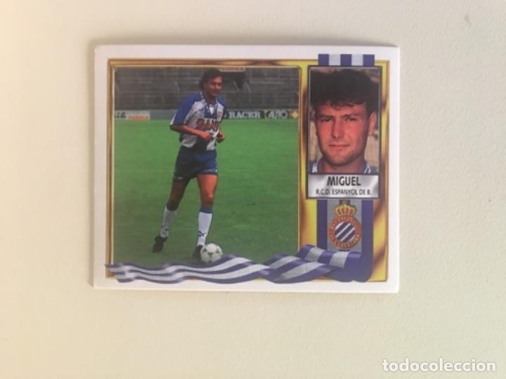 Cromos de f&uacute;tbol: Este 95-96 Miguel nunca pegado - Foto 1