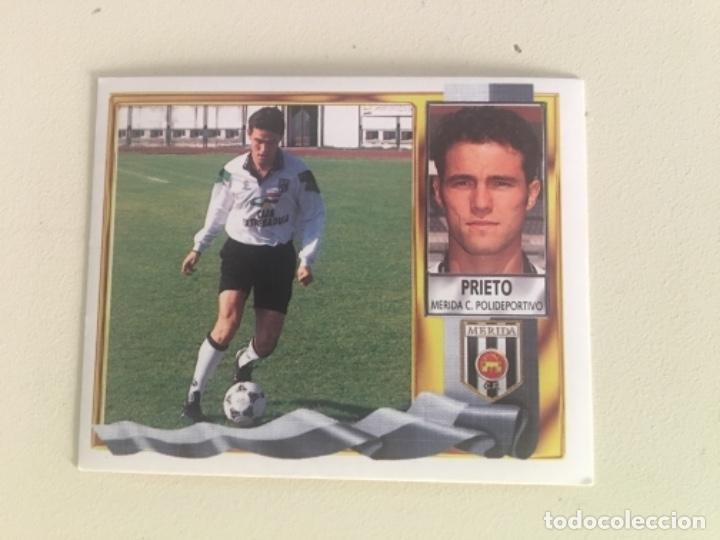 Cromos de Futebol: Este 95-96 Prieto nunca pegado
