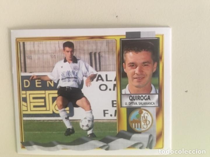 Cromos de f&uacute;tbol: Este 95-96 Quiroga nunca pegado - Foto 1
