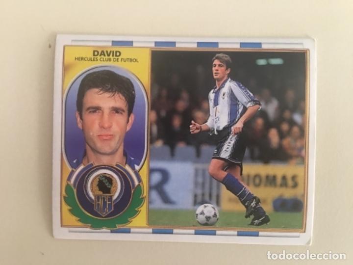 Cromos de f&uacute;tbol: Este 96-97 David nunca pegado - Foto 1