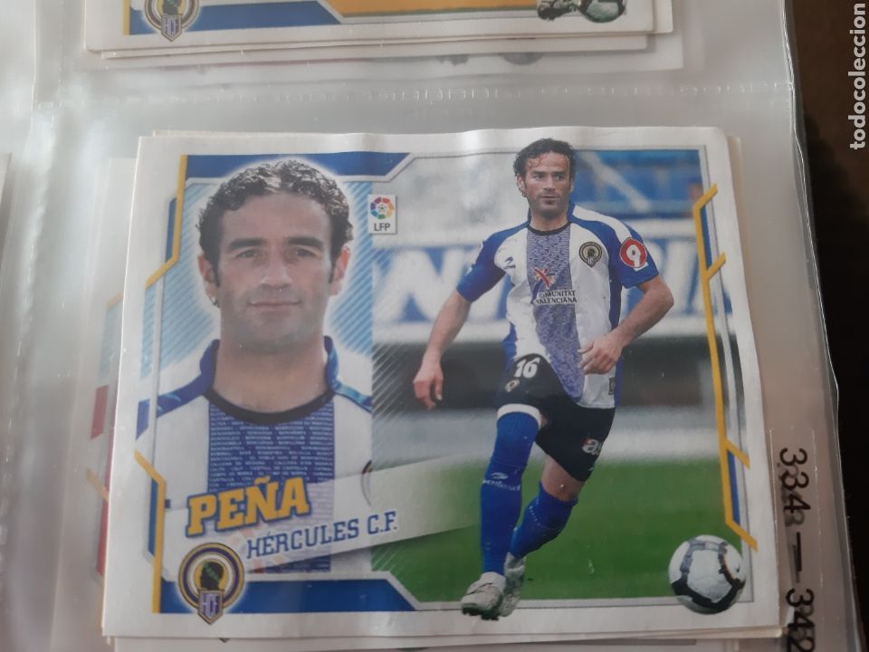 Cromos de f&uacute;tbol: EDICIONES ESTE 2010 2011 HERCULES PE&Ntilde;A - Foto 1