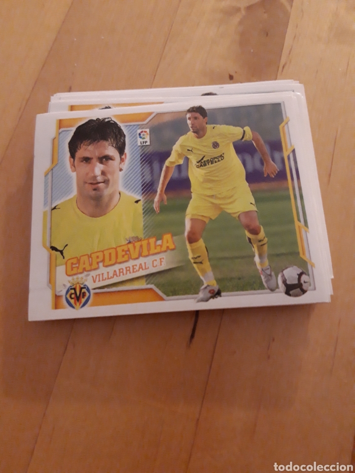 Cromos de f&uacute;tbol: CAPDEVILLA VILLARREAL ESTE 10 11 2010 2011 SIN PEGAR - Foto 1