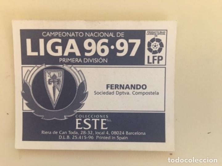 Cromos de f&uacute;tbol: Este 96-97 Fernando nunca pegado - Foto 2