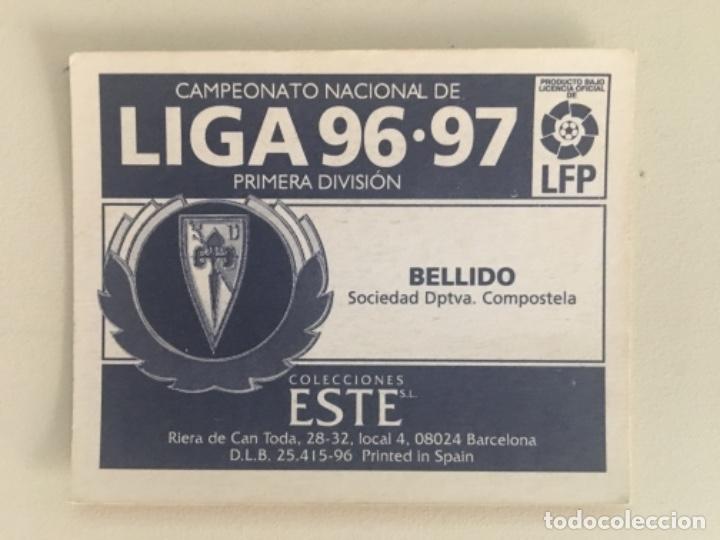 Cromos de f&uacute;tbol: Este 96-97 Bellido nunca pegado - Foto 2