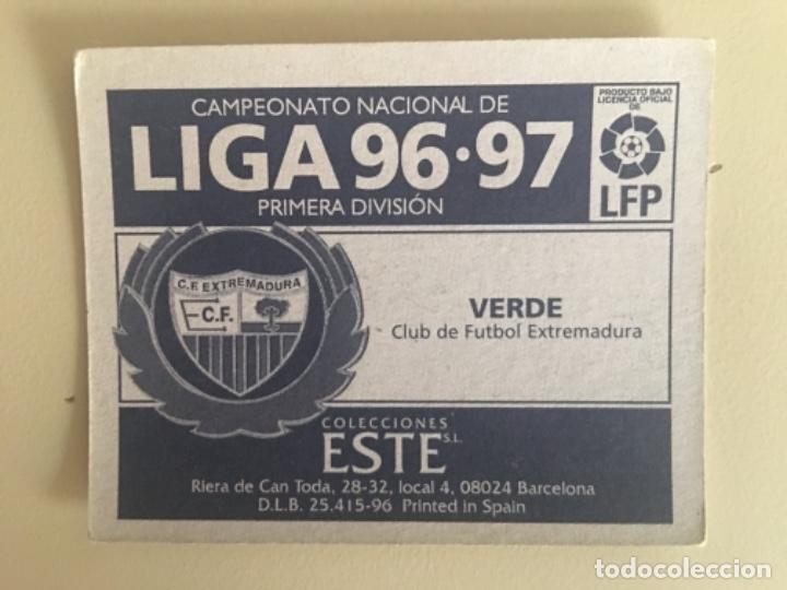 Cromos de f&uacute;tbol: Este 96-97 Verde nunca pegado - Foto 2