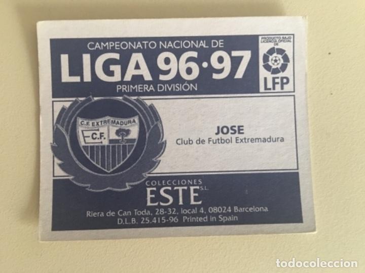 Cromos de f&uacute;tbol: Este 96-97 Jos&eacute; nunca pegado - Foto 2