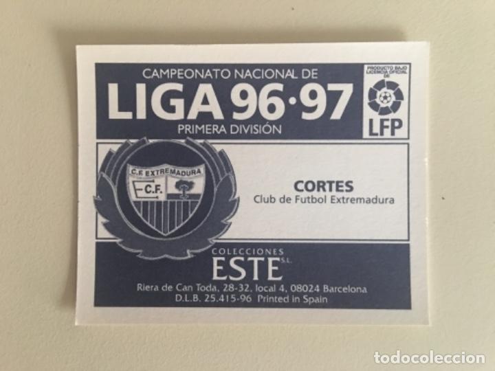 Cromos de f&uacute;tbol: Este 96-97 Cort&eacute;s nunca pegado - Foto 2
