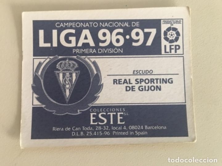 Cromos de f&uacute;tbol: Este 96-97 Escudo Sporting - Foto 2
