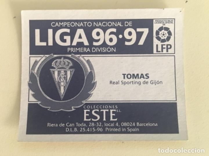 Cromos de f&uacute;tbol: Este 96-97 Tom&aacute;s nunca pegado - Foto 2