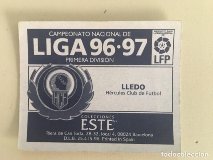 Cromos de f&uacute;tbol: Este 96-97 Lledo nunca pegado - Foto 2