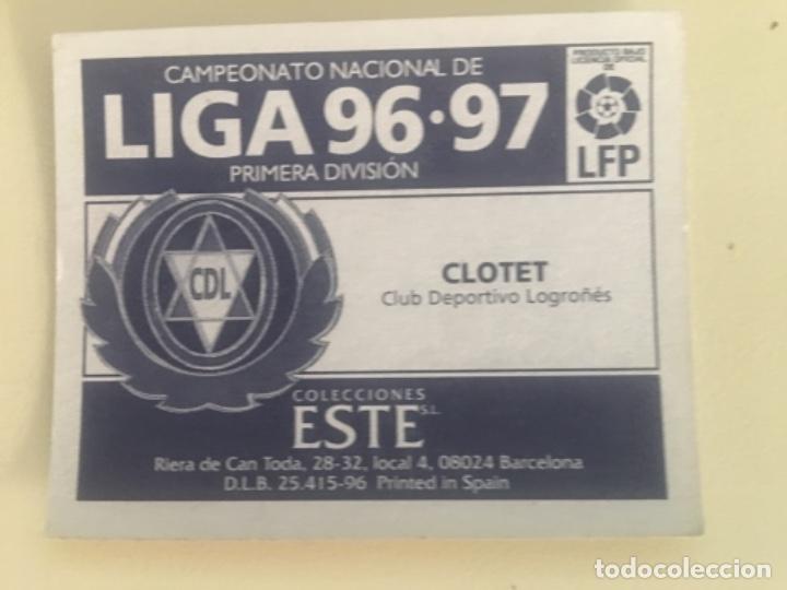 Cromos de f&uacute;tbol: Este 96-97 Clotet nunca pegado - Foto 2