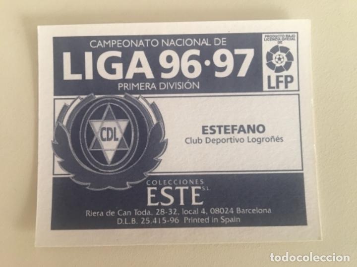 Cromos de f&uacute;tbol: Este 96-97 Estefano nunca pegado - Foto 2
