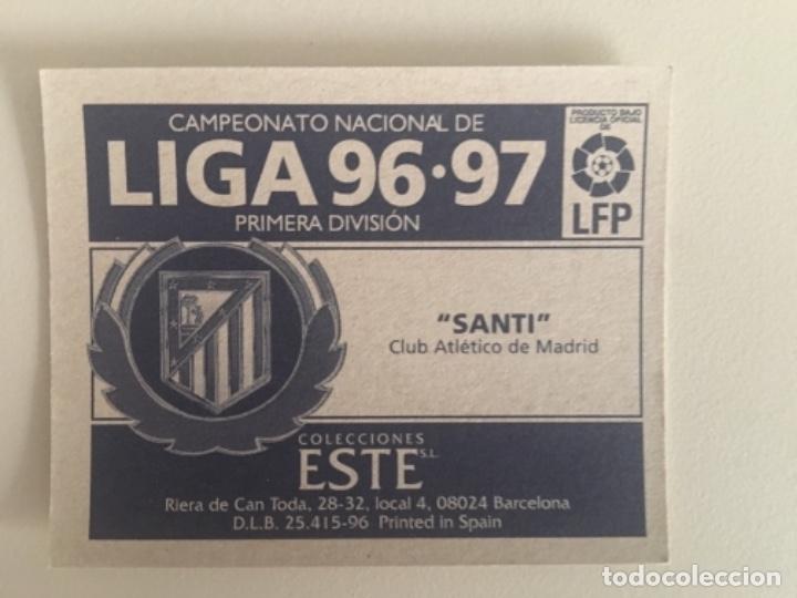 Cromos de f&uacute;tbol: Este 96-97 Santi nunca pegado - Foto 2