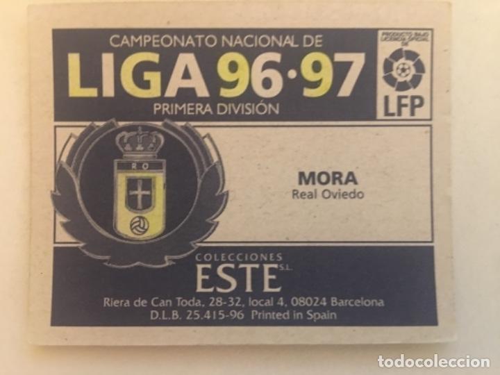 Cromos de f&uacute;tbol: Este 96-97 Mora nunca pegado - Foto 2