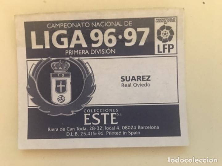 Cromos de f&uacute;tbol: Este 96-97 Su&aacute;rez nunca pegado - Foto 2