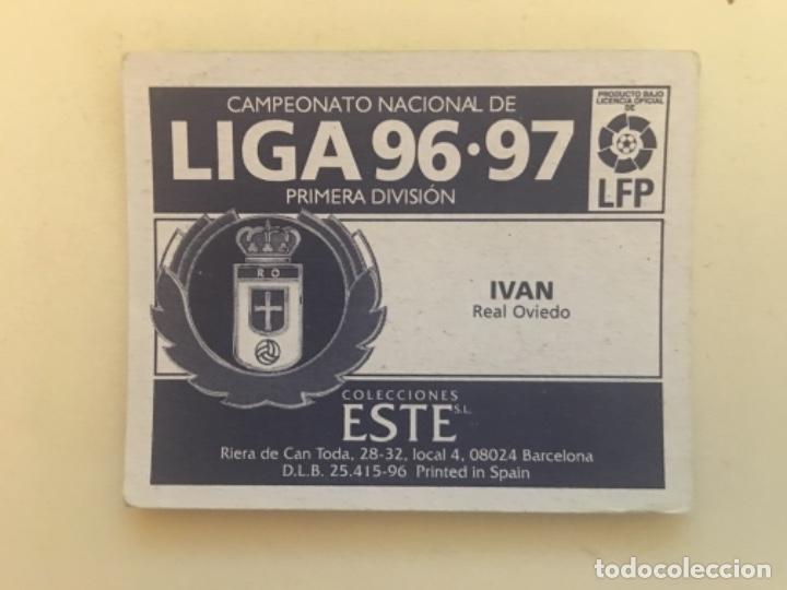 Cromos de f&uacute;tbol: Este 96-97 Iv&aacute;n nunca pegado - Foto 2