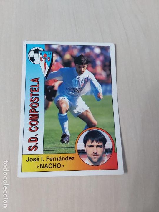 Figurine di Calcio: CROMO N&ordm; 121 NACHO COMPOSTELA - LIGA PANINI 94 95 NUEVO SIN PEGAR