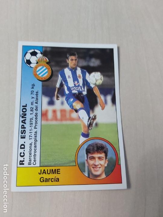 Figurine di Calcio: CROMO N&ordm; 132 JAUME ESPA&Ntilde;OL - LIGA PANINI 94 95 NUEVO SIN PEGAR