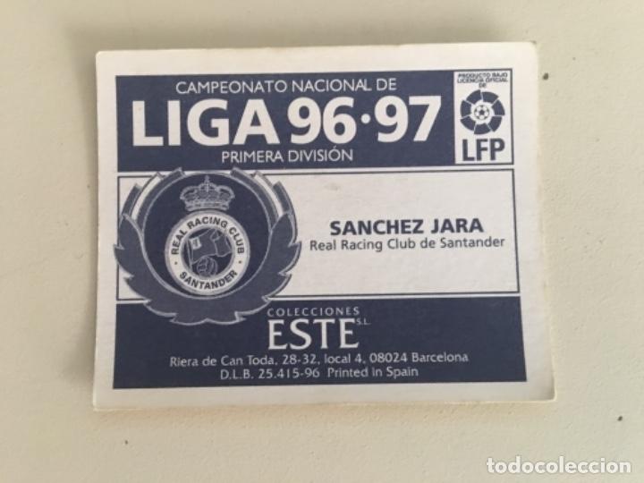 Cromos de f&uacute;tbol: Este 96-97 S&aacute;nchez Jara nunca pegado - Foto 2