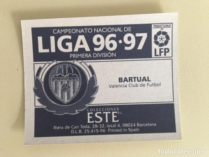 Cromos de f&uacute;tbol: Este 96-97 Bartual nunca pegado - Foto 2