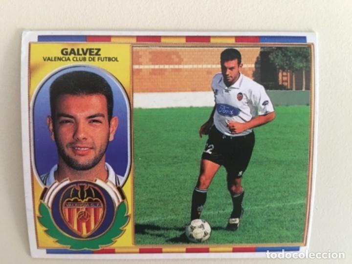 Cromos de f&uacute;tbol: Este 96-97 G&aacute;lvez nunca pegado - Foto 1