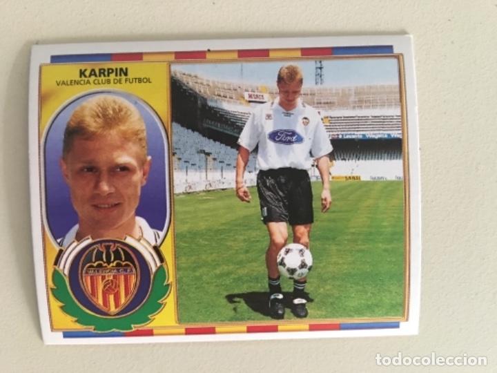 Cromos de f&uacute;tbol: Este 96-97 Karpin nunca pegado - Foto 1
