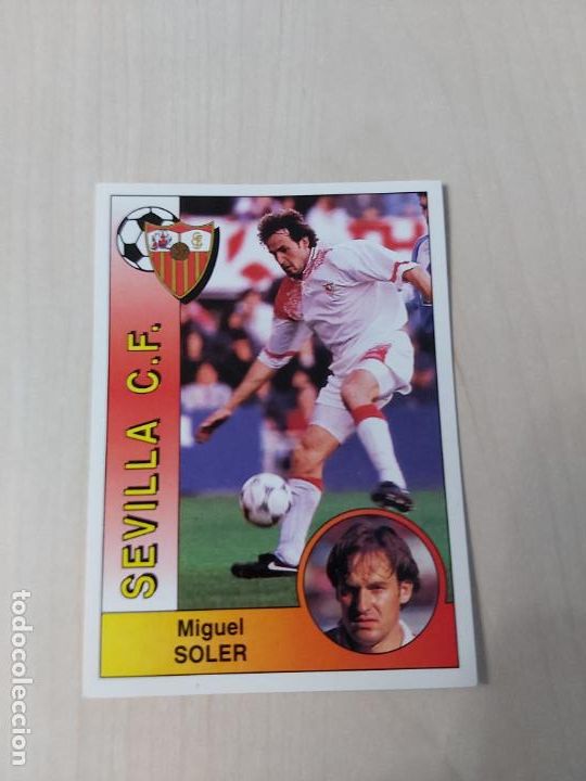 Figurine di Calcio: CROMO N&ordm; 243 SOLER SEVILLA - LIGA PANINI 94 95 NUEVO SIN PEGAR
