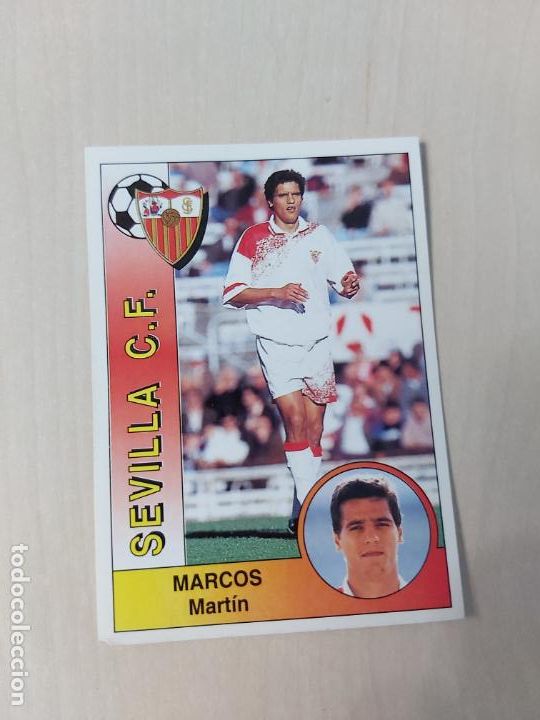 Cromos de Futebol: CROMO N&ordm; 244 MARCOS SEVILLA - LIGA PANINI 94 95 NUEVO SIN PEGAR