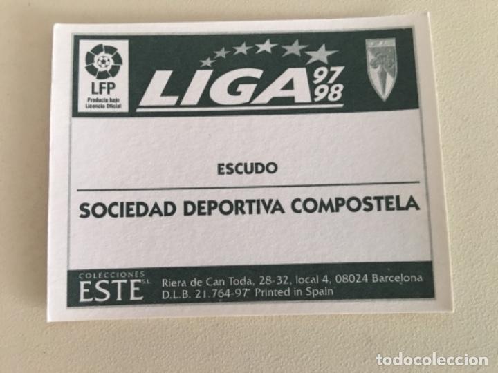 Cromos de f&uacute;tbol: Este 97-98 Escudo Compostela - Foto 2