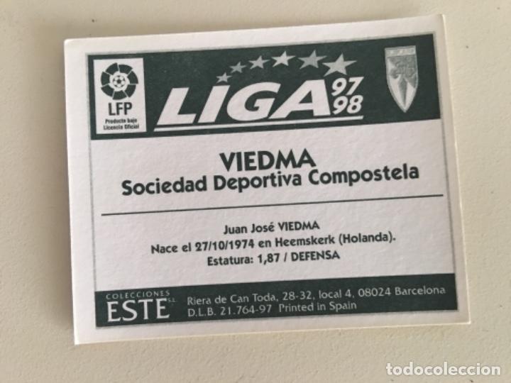 Cromos de f&uacute;tbol: Este 97-98 Viedma nunca pegado - Foto 2